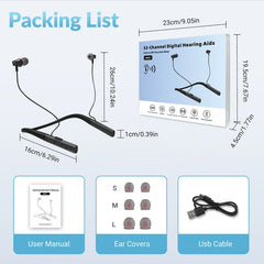 ZJZK Hearing Aids for Seniors: 32-channel Digital, 7 Volumes Control for Noise Cancellation